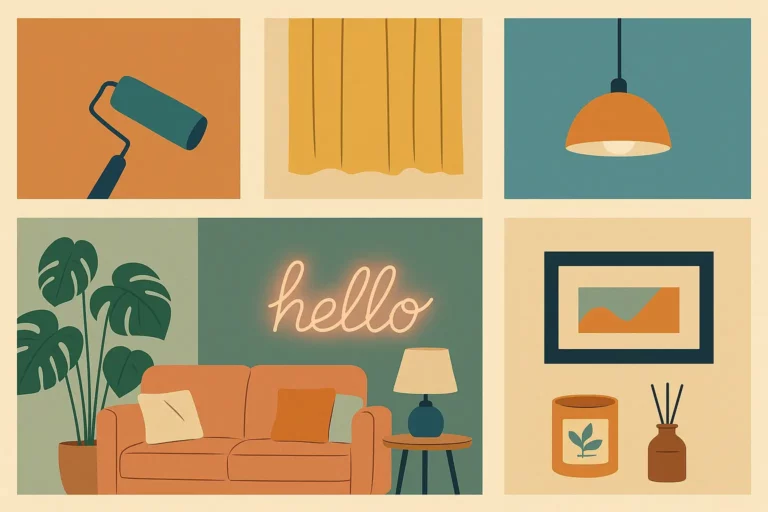 דרכים פשוטות להכניס חיים וצבע לבית מבלי לשבור קירות